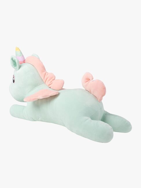 Teddykompaniet Pehmolelu Makaava Yksisarvinen 52 cm, Vihreä