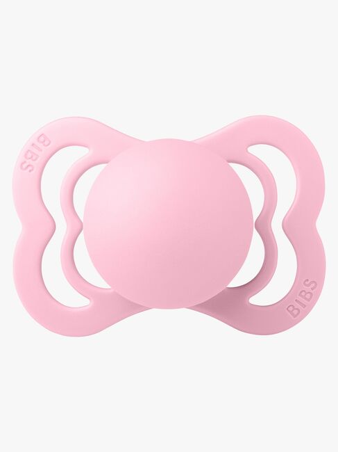 BIBS Supreme Tutti Silikoni Koko 1, Baby Pink