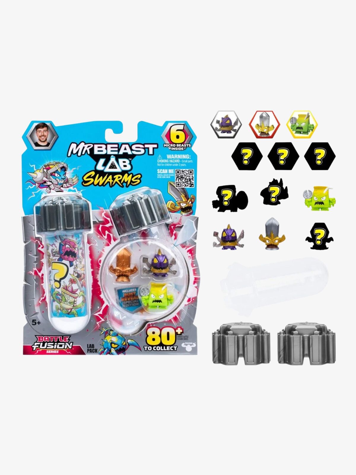 Beast Lab  Keräilyfiguurit Battle Fusion Surprise 6-pack
