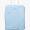 American Tourister Mickey Magic Spinner Matkalaukku 37-44L, Pastel Blue