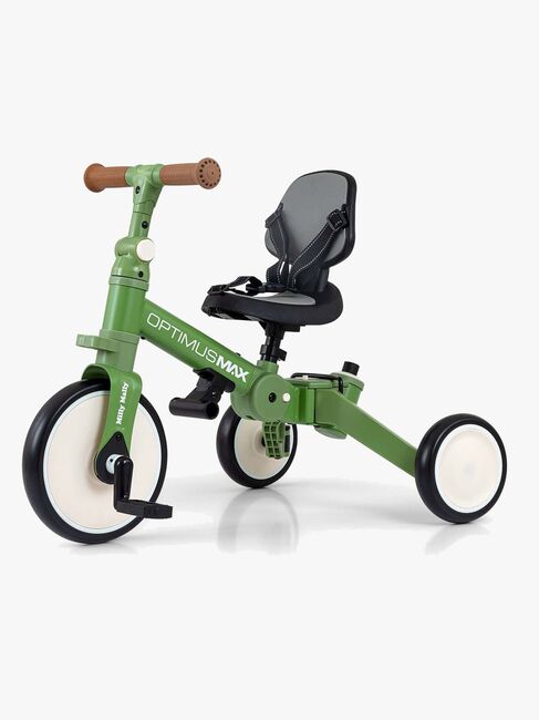 Milly Mally Optimus Max Kolmipyörä 4-in-1, Vihreä