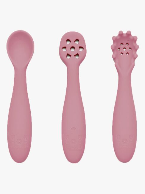 Summerville Harjoittelulusikat Silikoniset, Dusty Rose