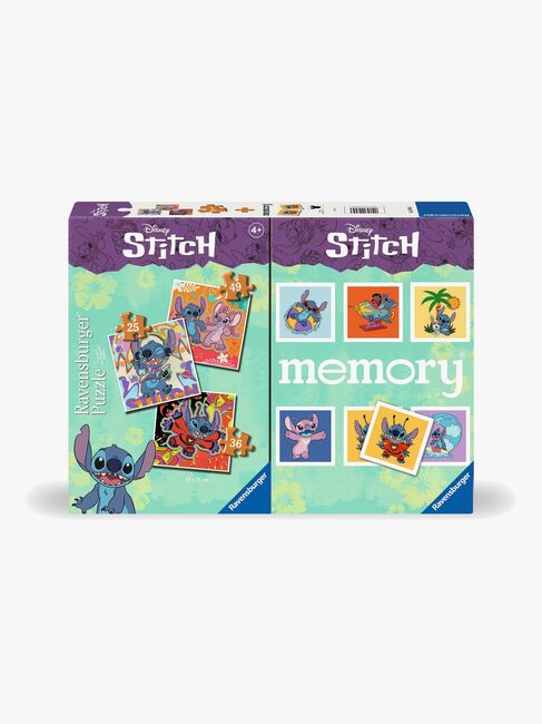 Ravensburger Disney Lilo & Stitch Palapeli 3-in-1 + Muistipeli