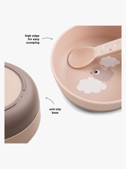 Done By Deer Foodie Kulho Happy Clouds, Vaaleanpunainen