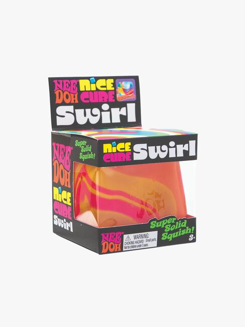 NeeDoh Nice Cube Swirl Stressipallo Lajiteltu