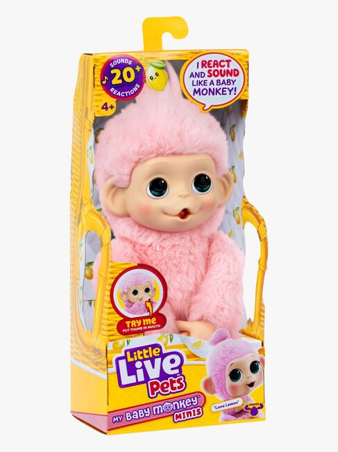 Little Live Pets  Interaktiivinen Pehmolelu Mini Monkey Lemonz
