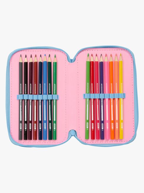 Disney Stitch  Täytetty Kolmilokeroinen Penaali 37 Osaa, Bright