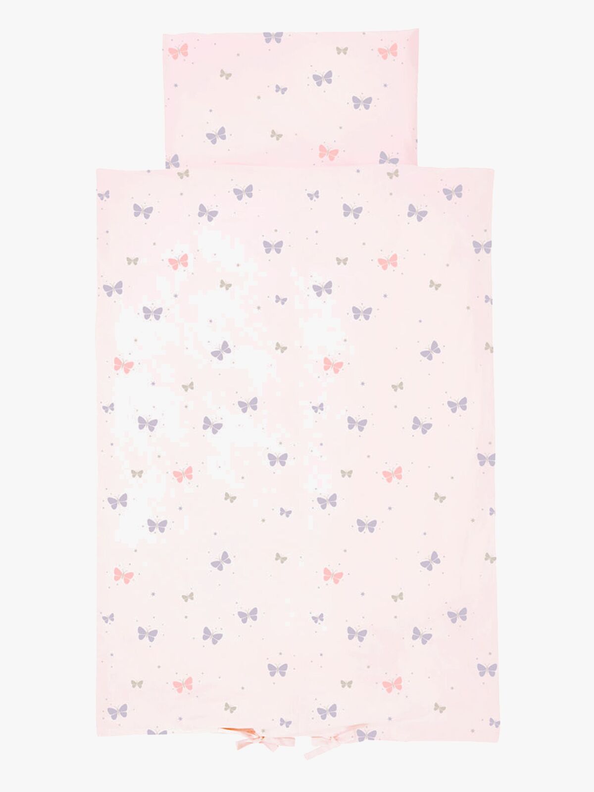 Vanilla Copenhagen Pussilakanasetti Junior 100x130, Butterfly