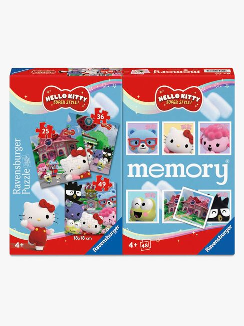 Ravensburger Hello Kitty Palapeli 3-in-1 + Muistipeli