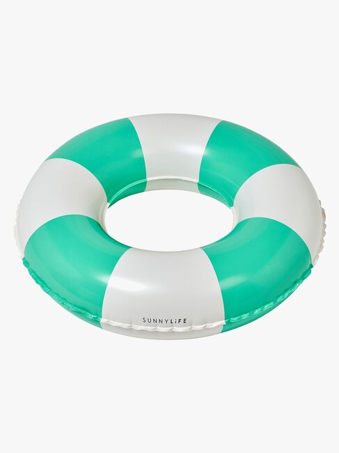 SUNNYLiFE Mini Uimarengas, Pool Party Green Stripe