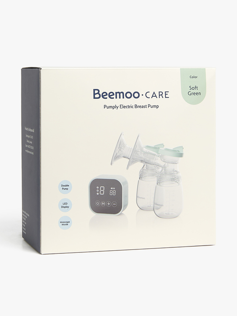 Beemoo CARE Pumply Sähkökäyttöinen Rintapumppu Double, Soft Green