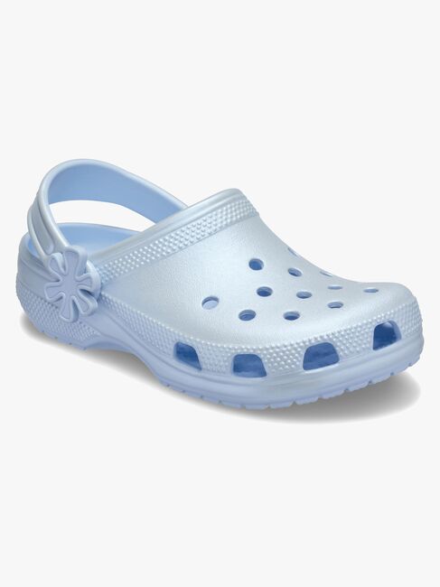 Crocs Classic Pearl Shine Pistokkaat, Blue Frost