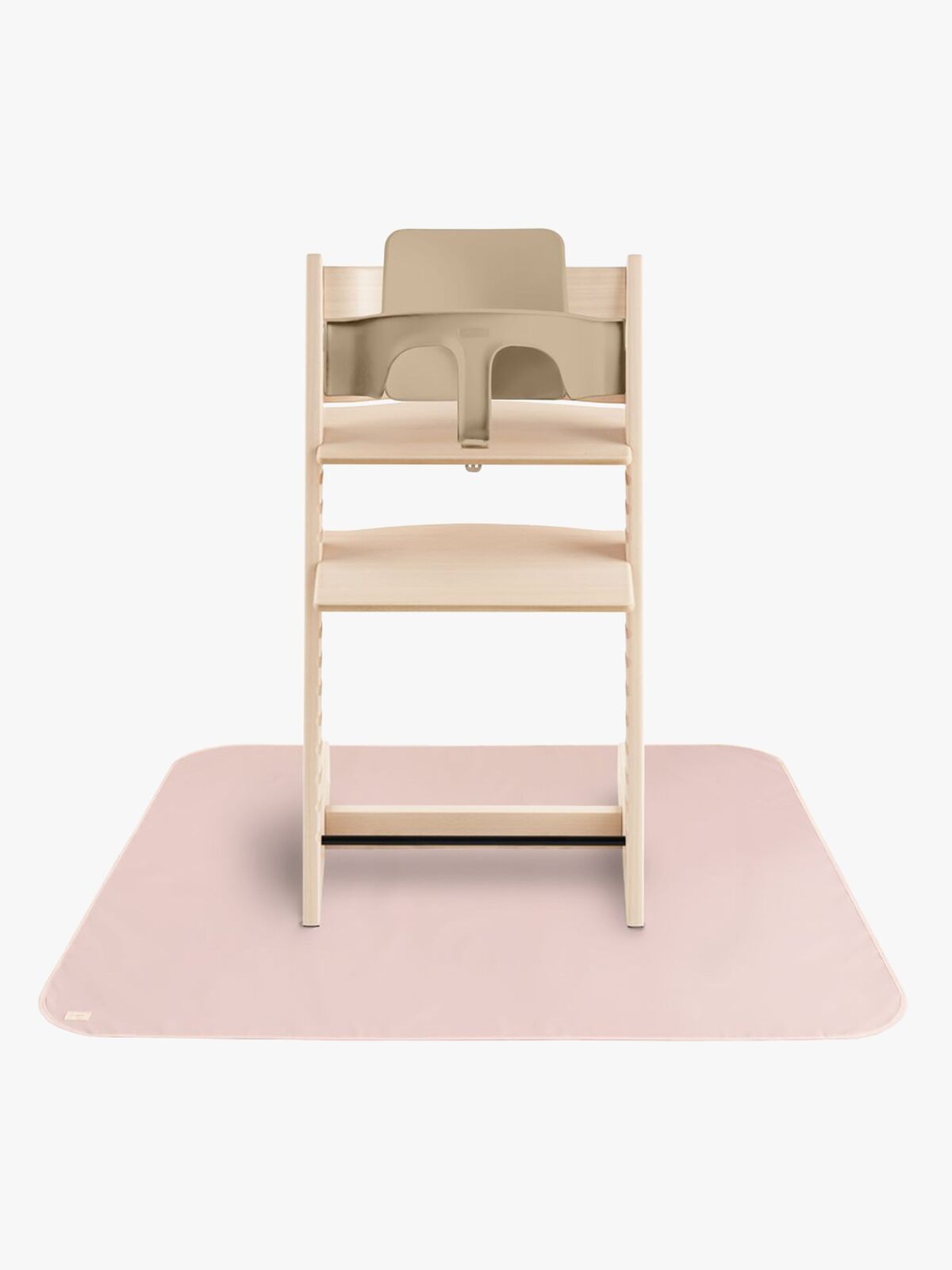 Mushie Lattiasuoja Syöttötuolille, Blush