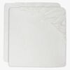 Jollein Muotoonommeltu Aluslakana 2-pack 40x80, Ivory