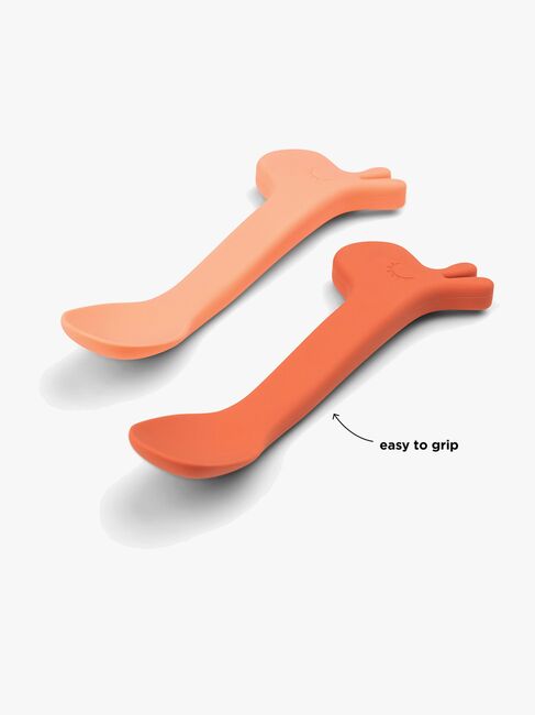 Done By Deer Lalee Lusikat 2-pack, Papaya