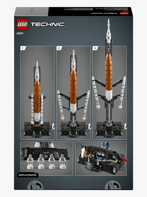 LEGO Technic 42221 NASA Artemis ‑laukaisujärjestelmän avaruusraketti