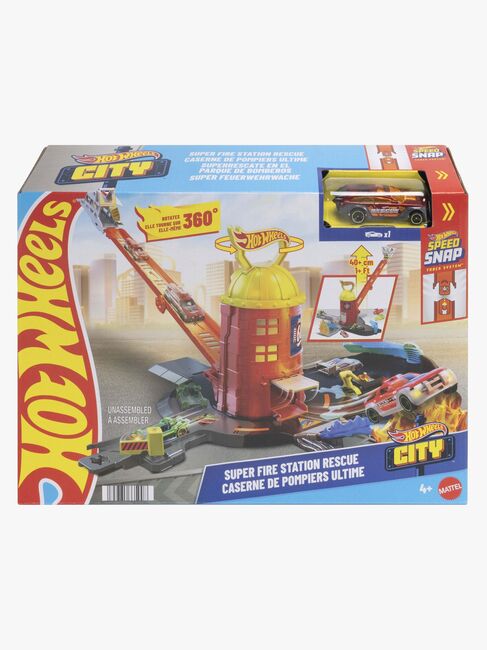 Hot Wheels City Paloasema Super Fire Station Rescue