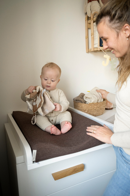 Baby's Only Meadow Hoitoalustan Päällinen Merinovilla, Taupe