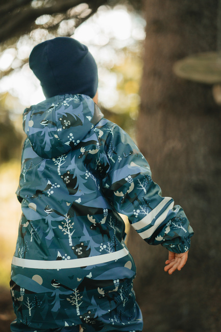 Lindberg Lekhyttan Vuorellinen Sadeasu, Sininen/Musta