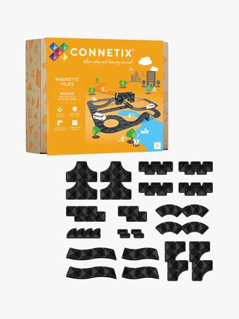 Connetix Magneettiset Rakennuspalikat Maantiesarja Creative Roads 48 Osaa