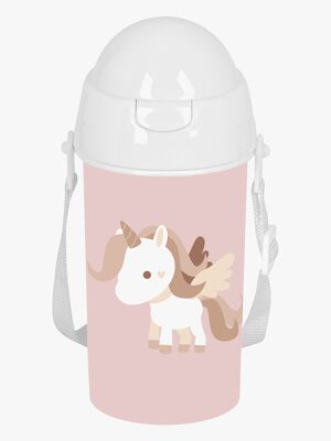 Unicorn Juomapullo 500ml, Dusty Pink