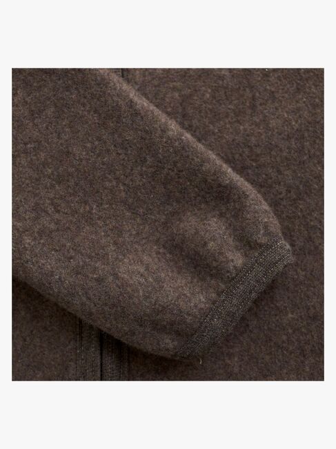 Huttelihut Villafleecetakki Merinovilla, Brown Melange