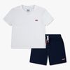 Levi's LVB Batwing T-Shirt & Knit Short Setti, Bright White