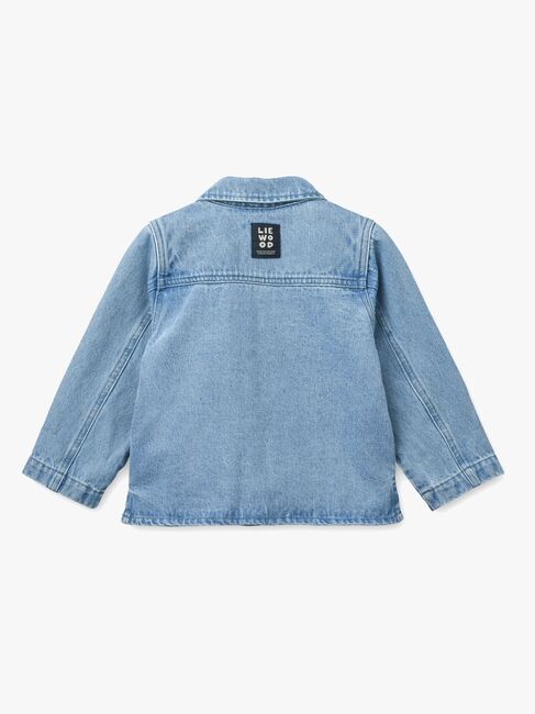 LIEWOOD Kinsley Placement Denim Farkkutakki, Cool Kids/Light Blue Denim