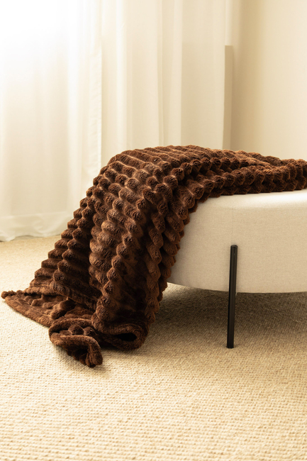 KMCarpets Stripe Viltti 130x170, Ruskea