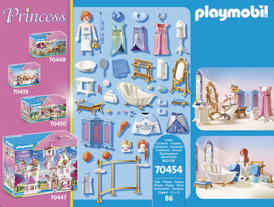 Playmobil 70454 Princess Kylpy- ja Kaunistautumishuone 