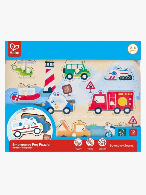 Hape Nuppipalapeli Pelastusautot 10