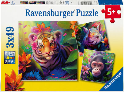 Ravensburger Jungle Babies Palapelit 3x49