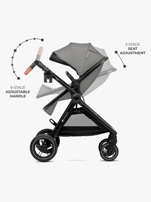 Kinderkraft ESME 2-in-1 Yhdistelmävaunut, Moonlight Grey