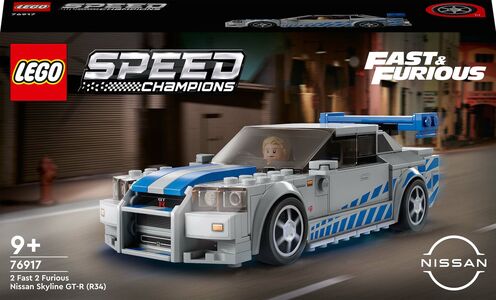 LEGO Speed Champions 76917 2 Fast 2 Furious Nissan Skyline GT-R R34
