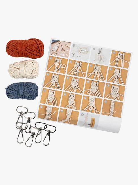 Creativ Company Askartelusetti Makramee Avaimenperät