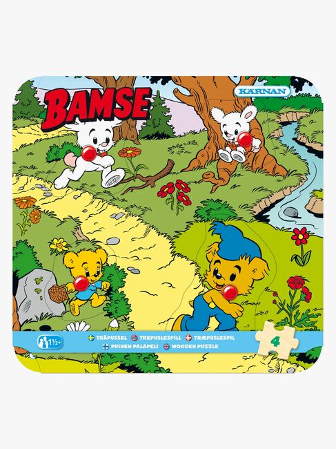 Egmont Kärnan Bamse Nuppipalapeli Bamse Metsässä 4