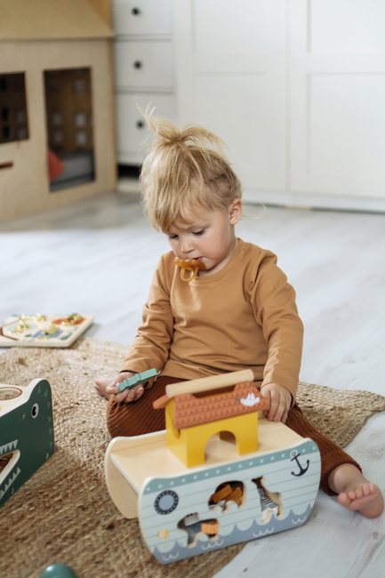 Small Foot Palikkalaatikko Nooan Arkki, Safari