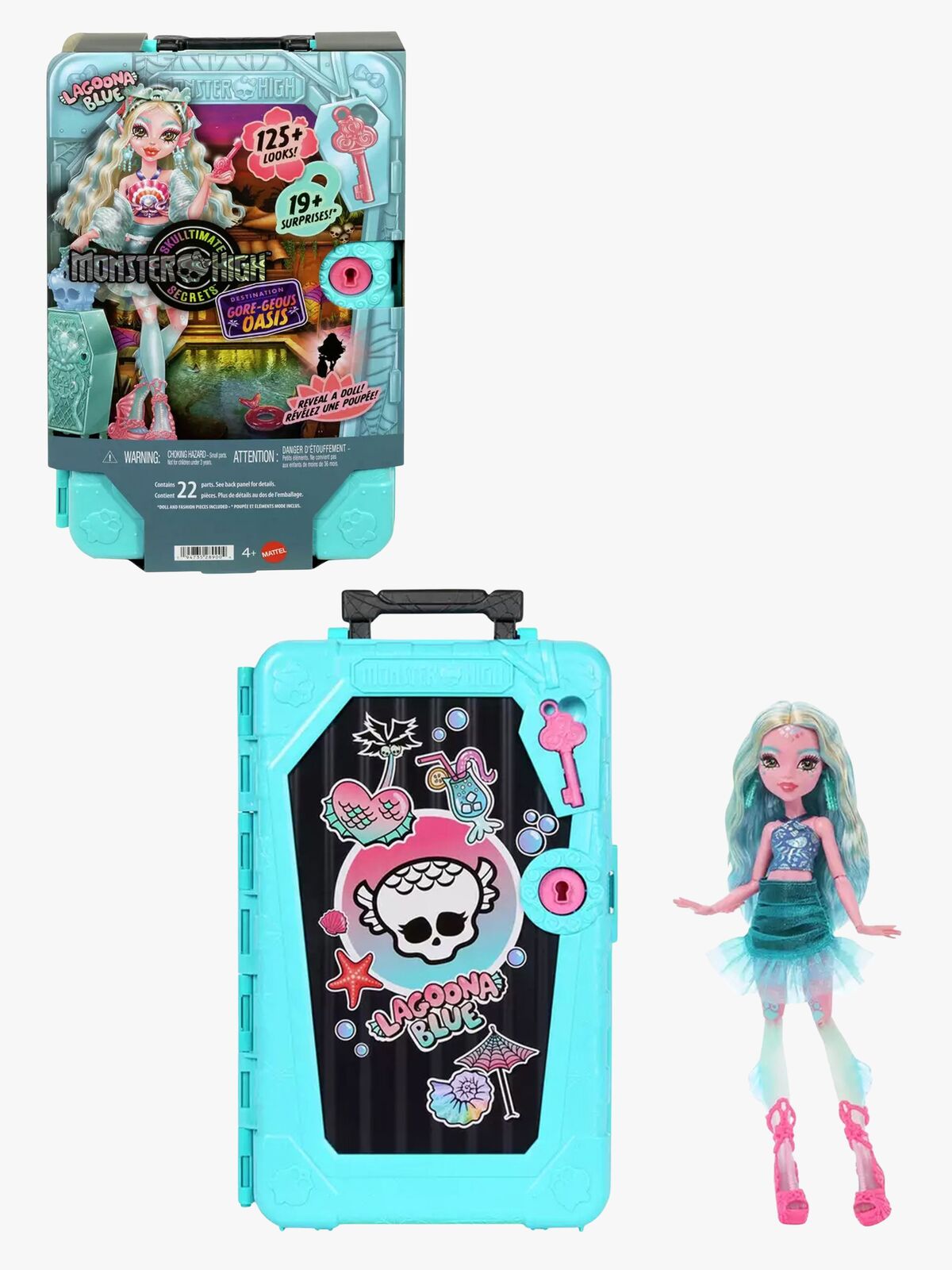 Monster High Skulltimate Secrets Leikkisetti Lagoona Blue S7