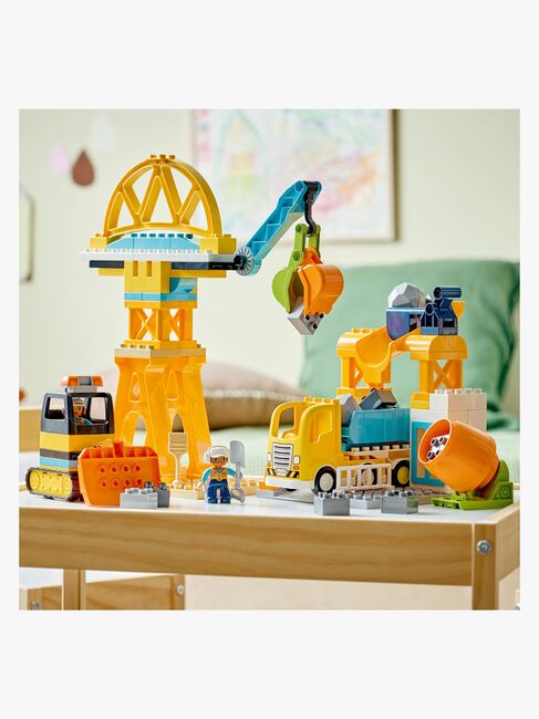 LEGO DUPLO Town 10476 Rakennustyömaa ja työmaa-ajoneuvot 3in1
