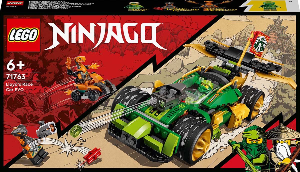 LEGO NINJAGO 71763 Evoluutio: Lloydin Kilpa-auto
