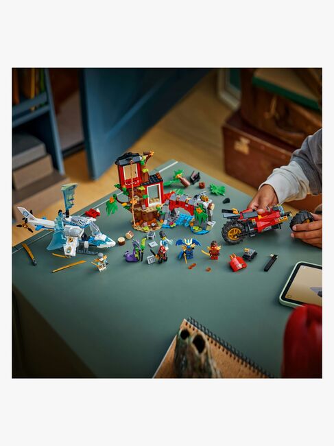 LEGO Ninjago 71857 Ninjamenopelit ja puumajataistelu