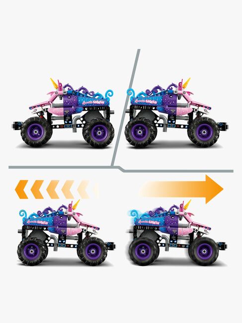 LEGO Technic 42220 Monster Jam™ Sparkle Smash™ vetomoottorilla