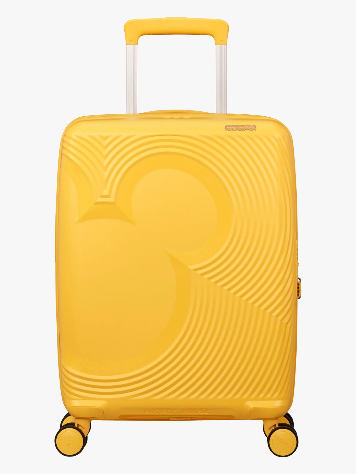 American Tourister Mickey Magic Spinner Matkalaukku 37-44L, Flower Yellow