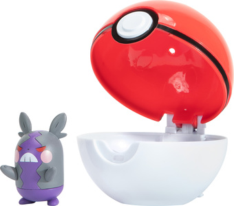 Pokémon Clip'N Go Hangry Morpeko & Poké Ball Figuurisetti