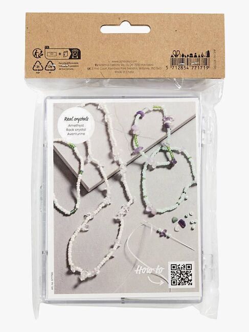 Creativ Company Helmisetti Kristallit, Vihreä/Violetti