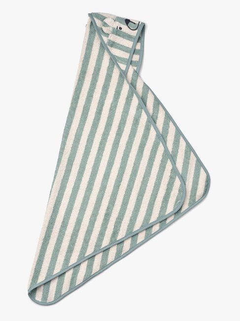 LIEWOOD Albert Pyyhe + Huppu, Peppermint/Creme de la creme