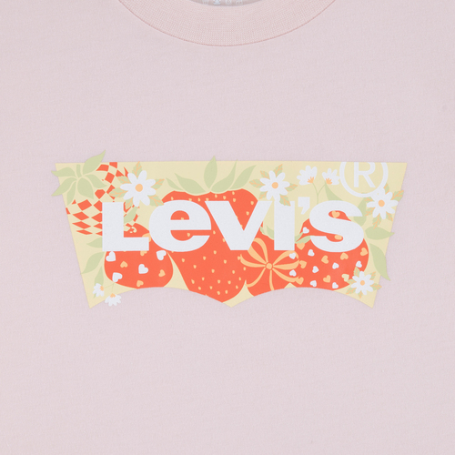 Levi's LVG Strawberry SS Batwing T-paita, Crystal Pink