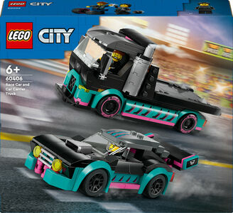 LEGO City 60406 Kilpa-auto ja autonkuljetusauto