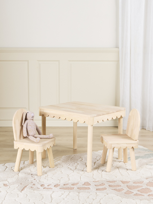 Alice & Fox Dune Pöytä & Tuolit, Natural Wood