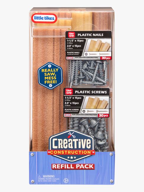 Little Tikes Creative Construction Täydennyspakkaus + Piikki & Ruuvi